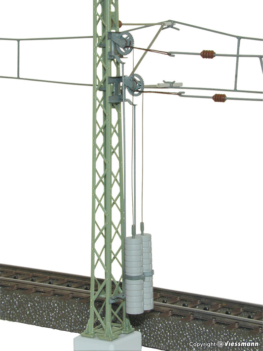 Tensioning Pulley with Catenary Mast
