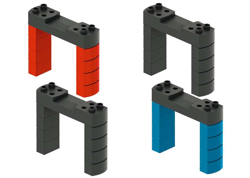 My World Elevated Railroad Building Block Set