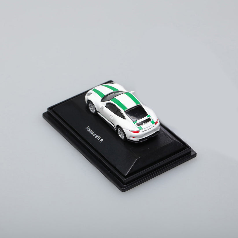 Porsche 911 White/Green 1:87