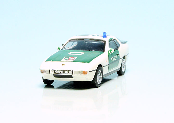 Porsche 924 Police Car Green/White