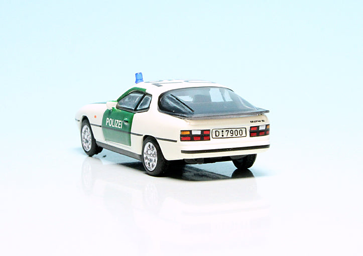 Porsche 924 Police Car Green/White