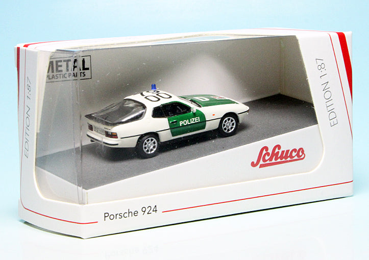 Porsche 924 Police Car Green/White