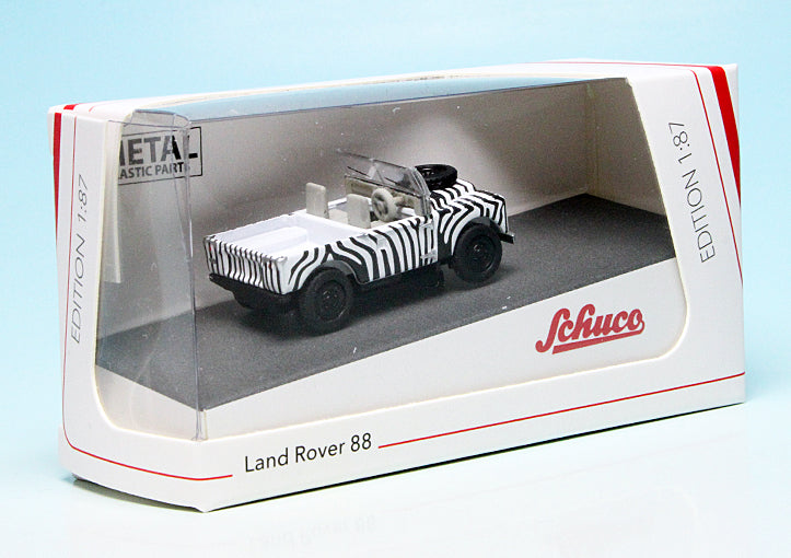 Land Rover 88, Black & White Striped 1:87