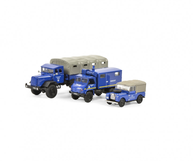 THW Rover, Uni 404, MB 315 3 Set 1:87