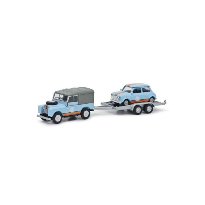 Mini British Racing Car Set 1:87