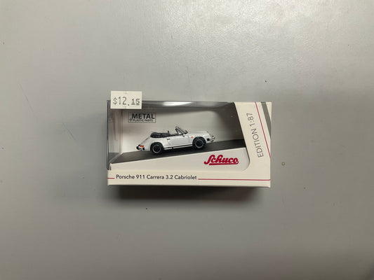 Porsche 911 Carrera 3.2 Convertible White 1:87