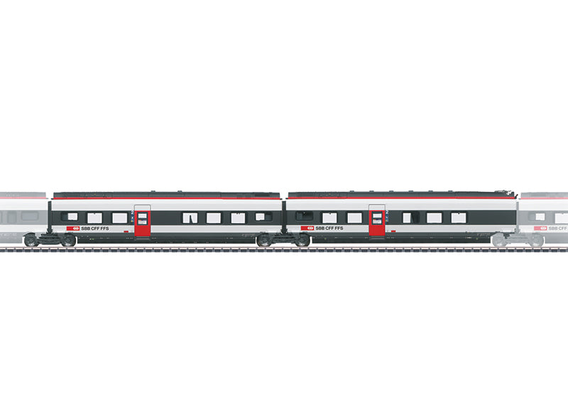 Add-On Car Set 2 for the Class RABe 501 022 Giruno