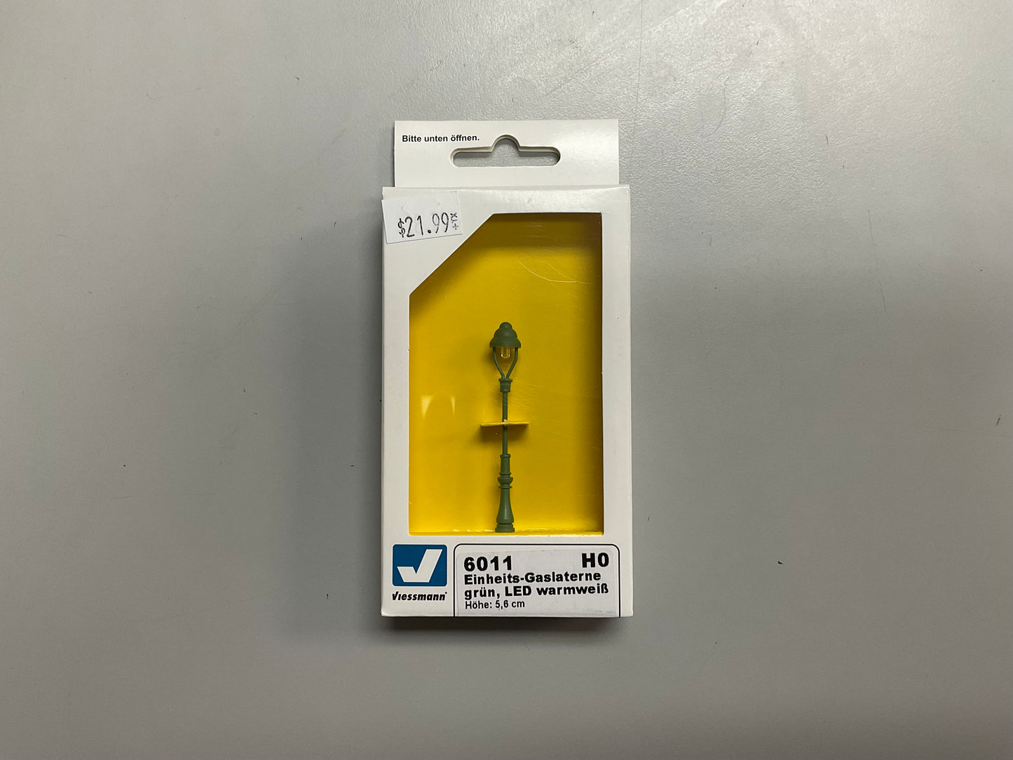 Standard Gas Lamp Green, LED Warm-White