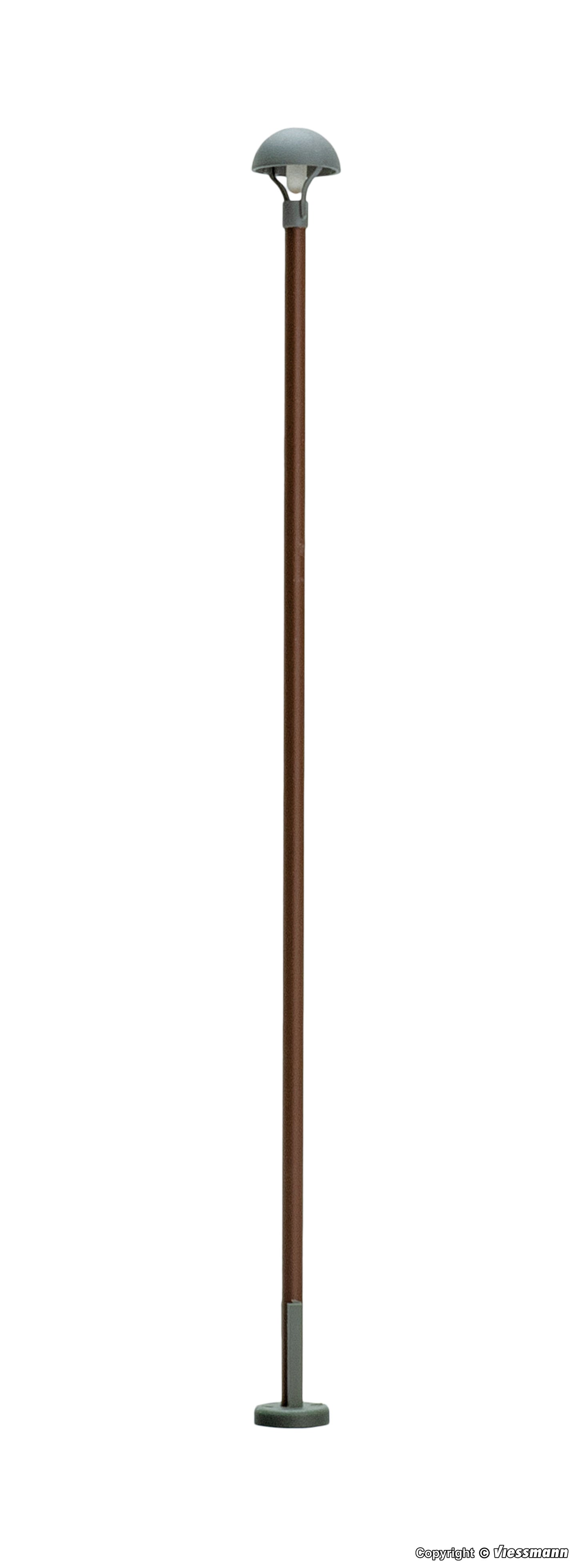 Wood Post Light GDR Reichsbahn, LED Warm-White