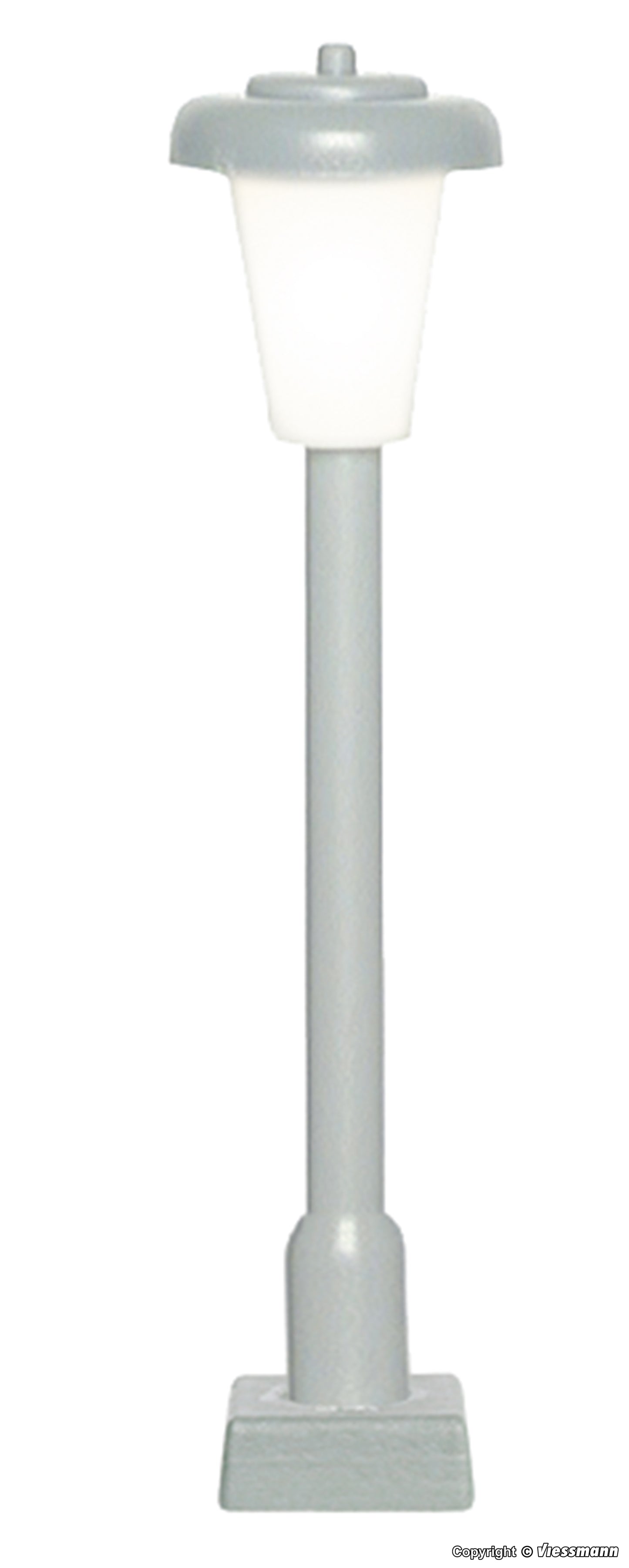 Modern Street Light with Plug-in Socket, LED White