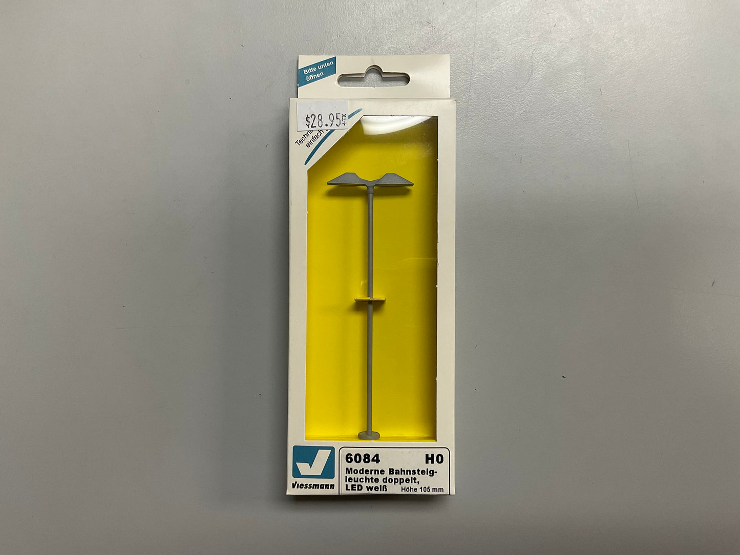 Modern Platform Light Double, 2 LEDs White