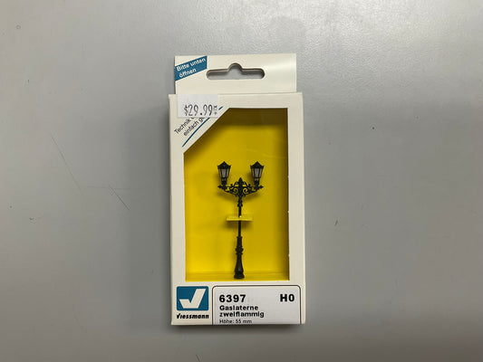 Double Gas Lamp, 2 LEDs Warm-White