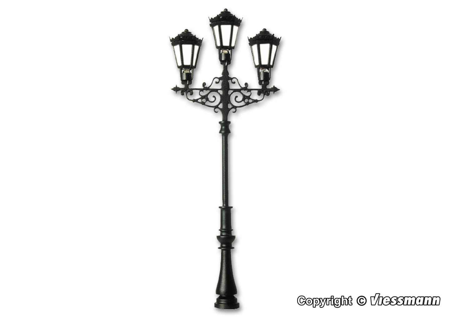 Triple Gas Lamp, 3 LEDs Warm-White