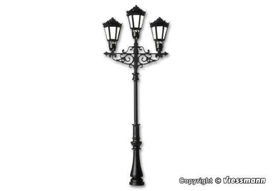 Triple Gas Lamp, 3 LEDs Warm-White