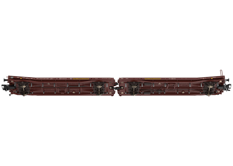 Pair of Type Laads 800B Flat Cars