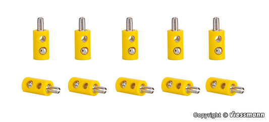 Yellow Plugs, 10 Pieces
