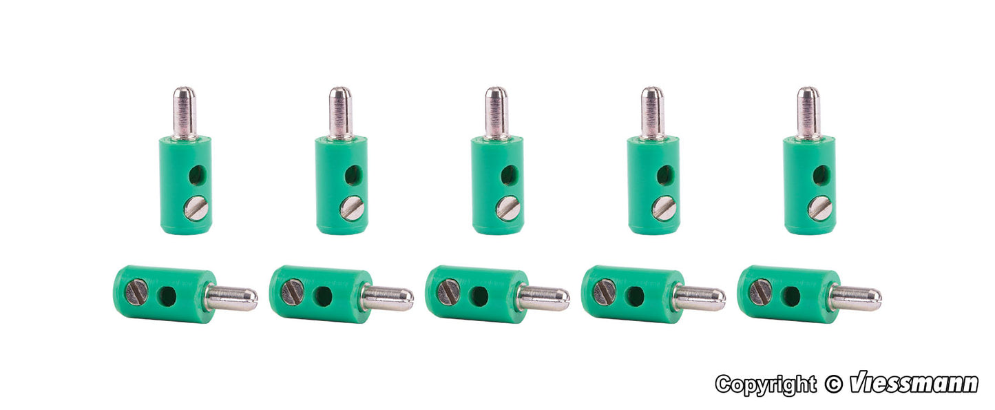 Green Plugs, 10 Pieces