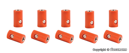 Orange Sockets, 10 Pieces