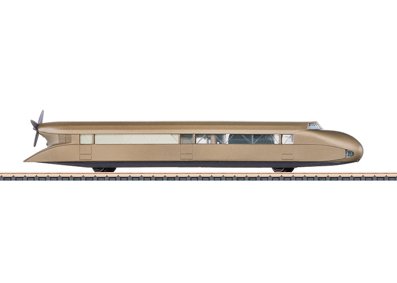 Rail Zeppelin Propeller-Powered Rail Car
