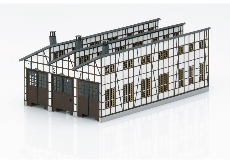 Building Kit of the "Rottweil" Locomotive Shed