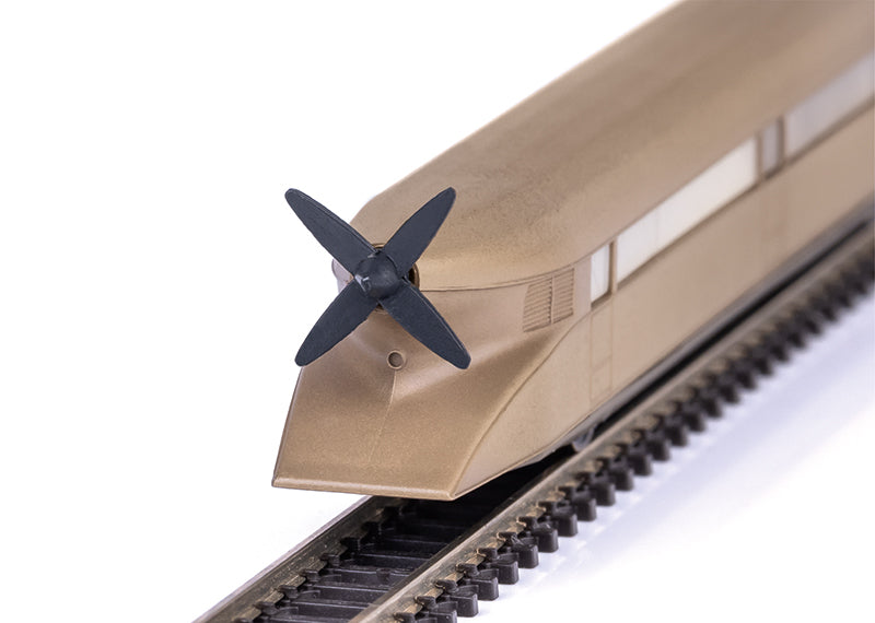 Rail Zeppelin Propeller-Powered Rail Car