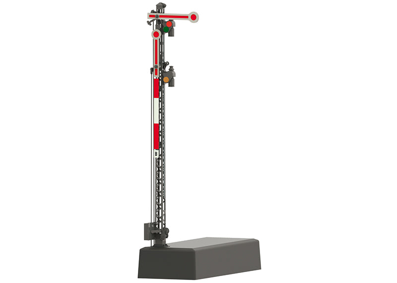 Home Signal with a Lattice Mast (Hp 0 / Hp 1 / Hp 2)