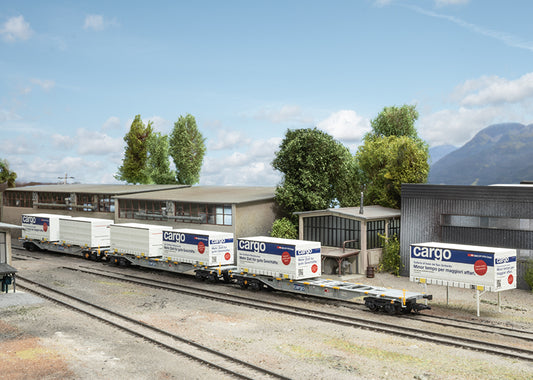 SBB Cargo Container Flat Car Set