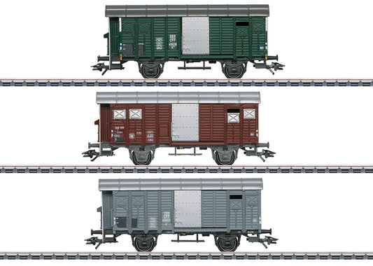 Freight Car Set with Type K3 Boxcars