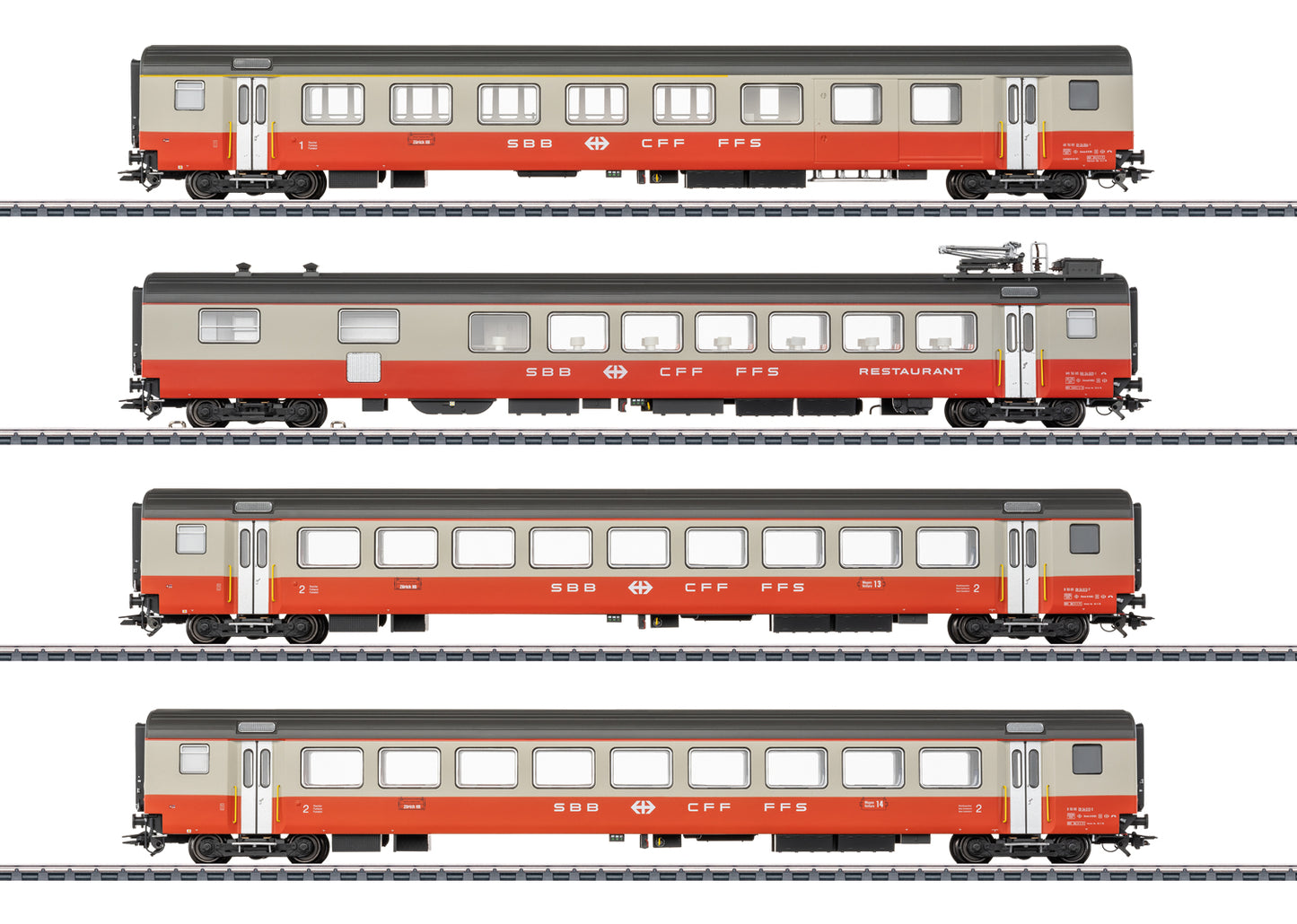 Swiss Express Passenger Car Set