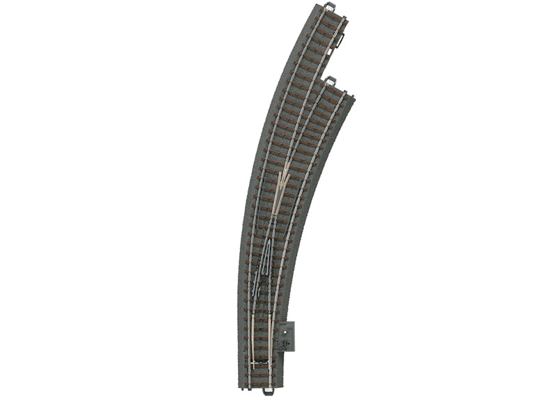 Right Curved Turnout Radius 515 mm / 20-1/4"