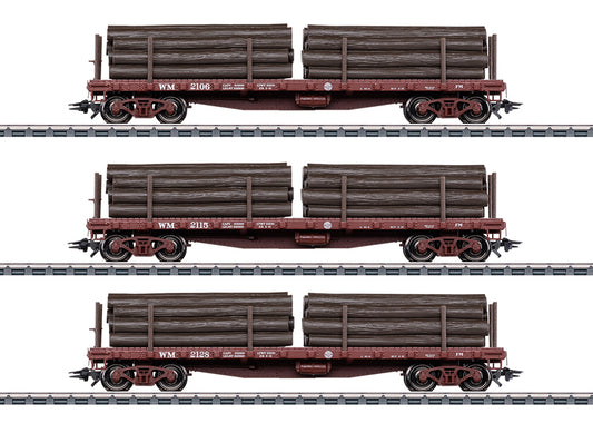 US Flat Stake Car Set