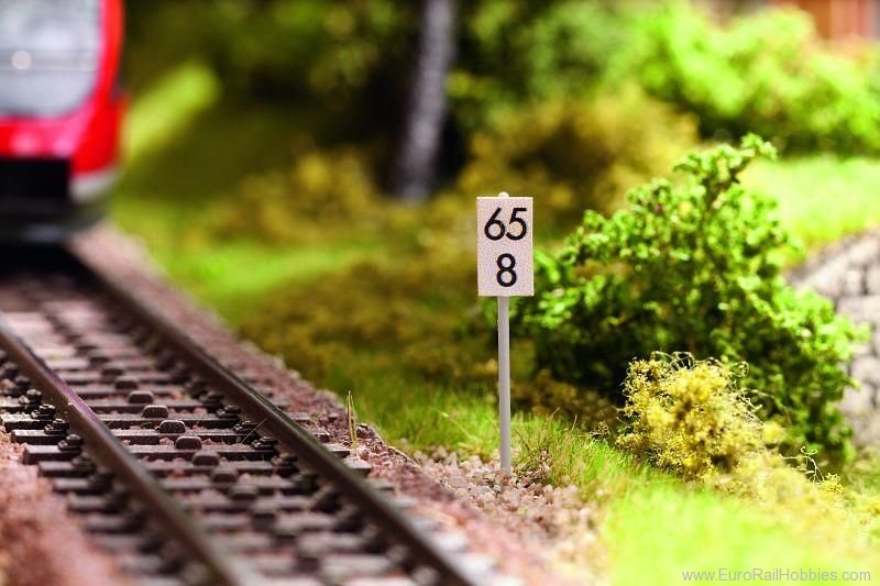 Hectometre Boards (Signs) – Westend Trains