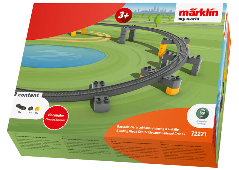 Building Block Set for Elevated Railroad Grades – Westend Trains