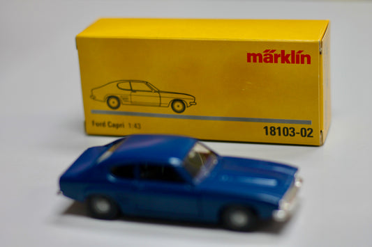 RAK Model Car Ford Capri (Blue) 1:43