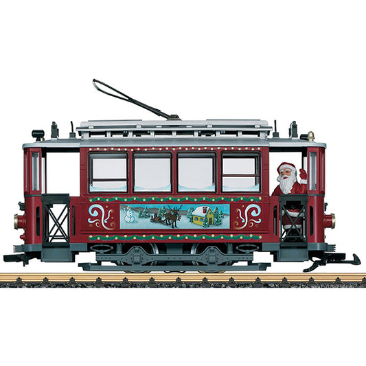 LGB Christmas Streetcar Starter Set 120V