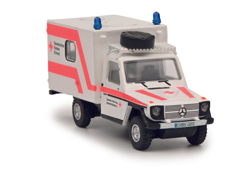 Mercedes-Benz G Red Cross Ambulance White 1:87