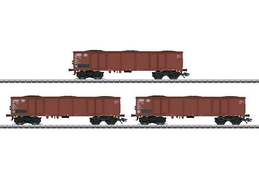 DB Gondola 3-Car Set with Marker Lights