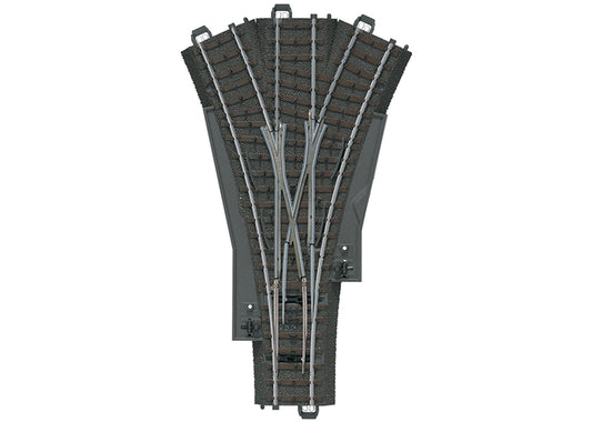 Three-Way Turnout Length 188.3 mm / 7-13/32"