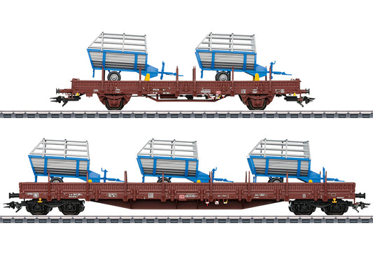 Freight Car Set 2 Farming Implements
