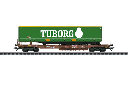 Deep Well Flat Car "Tuborg"