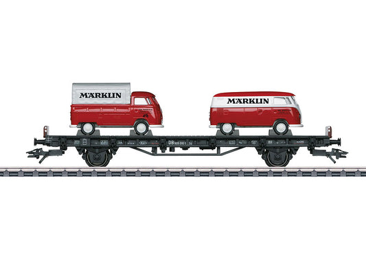 Auto Transport Car with 2 VW Type T1 "Märklin" Bus Transporters