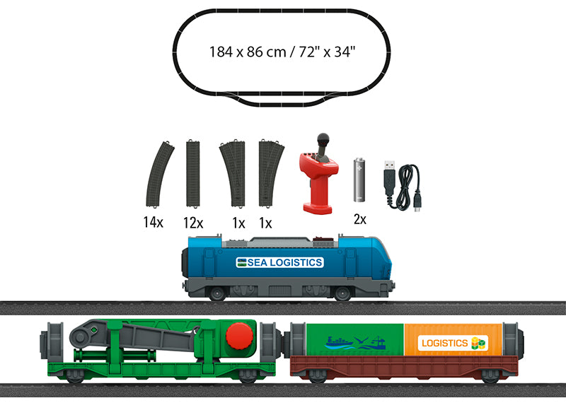 "Container Logistics" Starter Set - Märklin My World