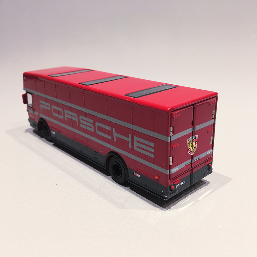 Porsche Racing Transporter Bus 1:87