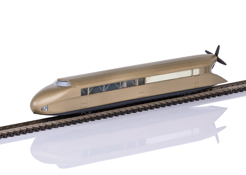Rail Zeppelin Propeller-Powered Rail Car