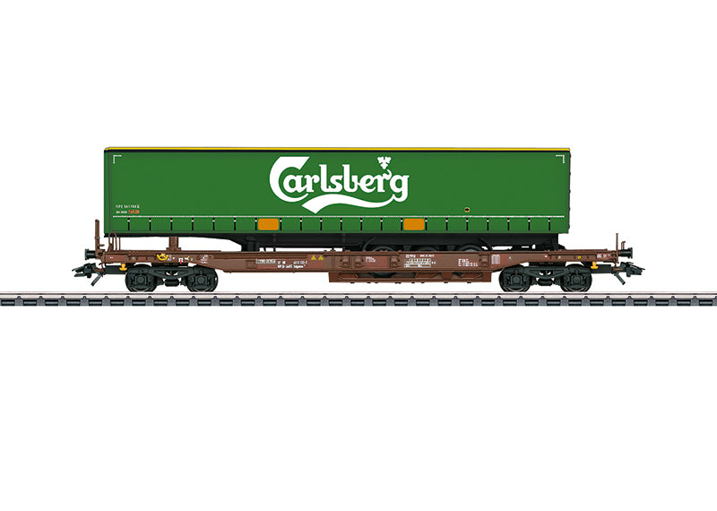 Deep Well Flat Car "Carlsberg"