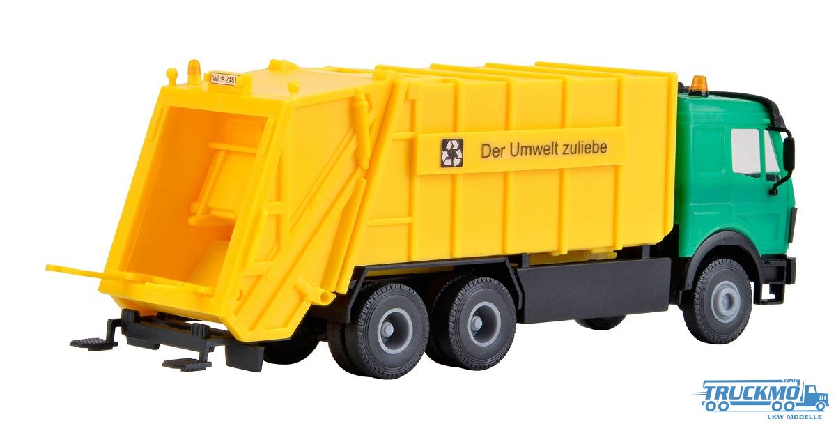 Kibri MB Garbage Truck with Bin