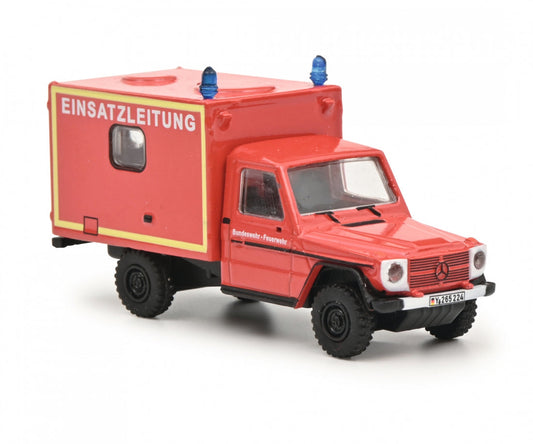Mercedes-Benz G-Class Fire Brigade Van Red Yellow