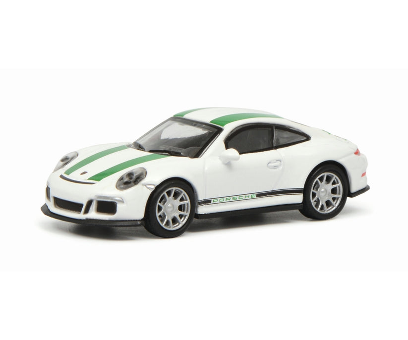 Porsche 911 White/Green 1:87