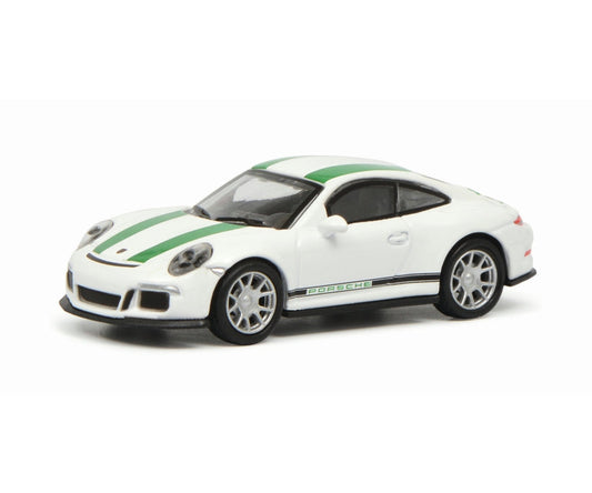 Porsche 911 White/Green 1:87