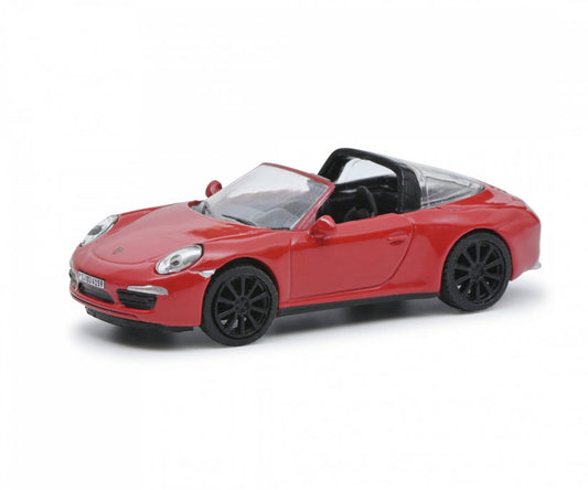 Porsche 911 Targa Convertible Red (Top Down) 1:87
